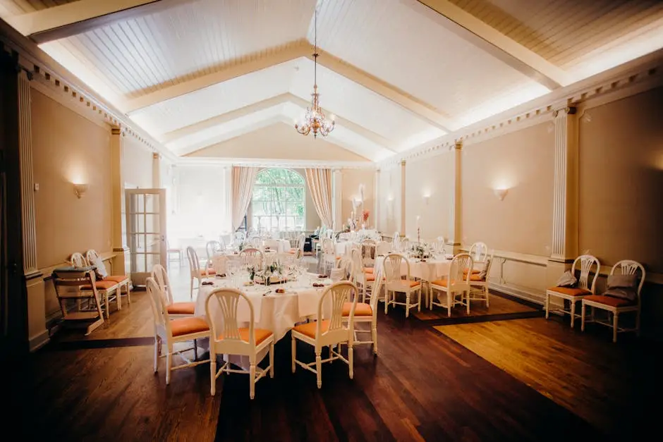 Niagara wedding venue reception room