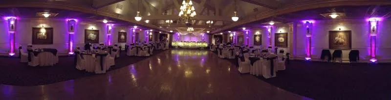 Event space during a wedding at Delphi Banquet Facilities