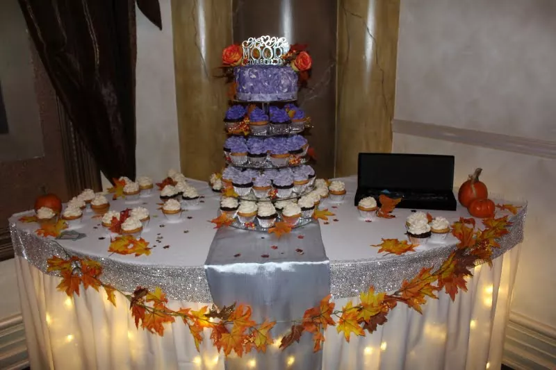 Wedding reception detail at Delphi Banquet Facilities