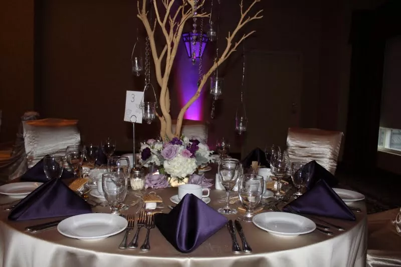 Reception setup at DoubleTree Fallsview Resort & Spa