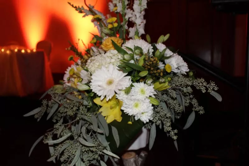 Wedding reception detail at Casino Niagara