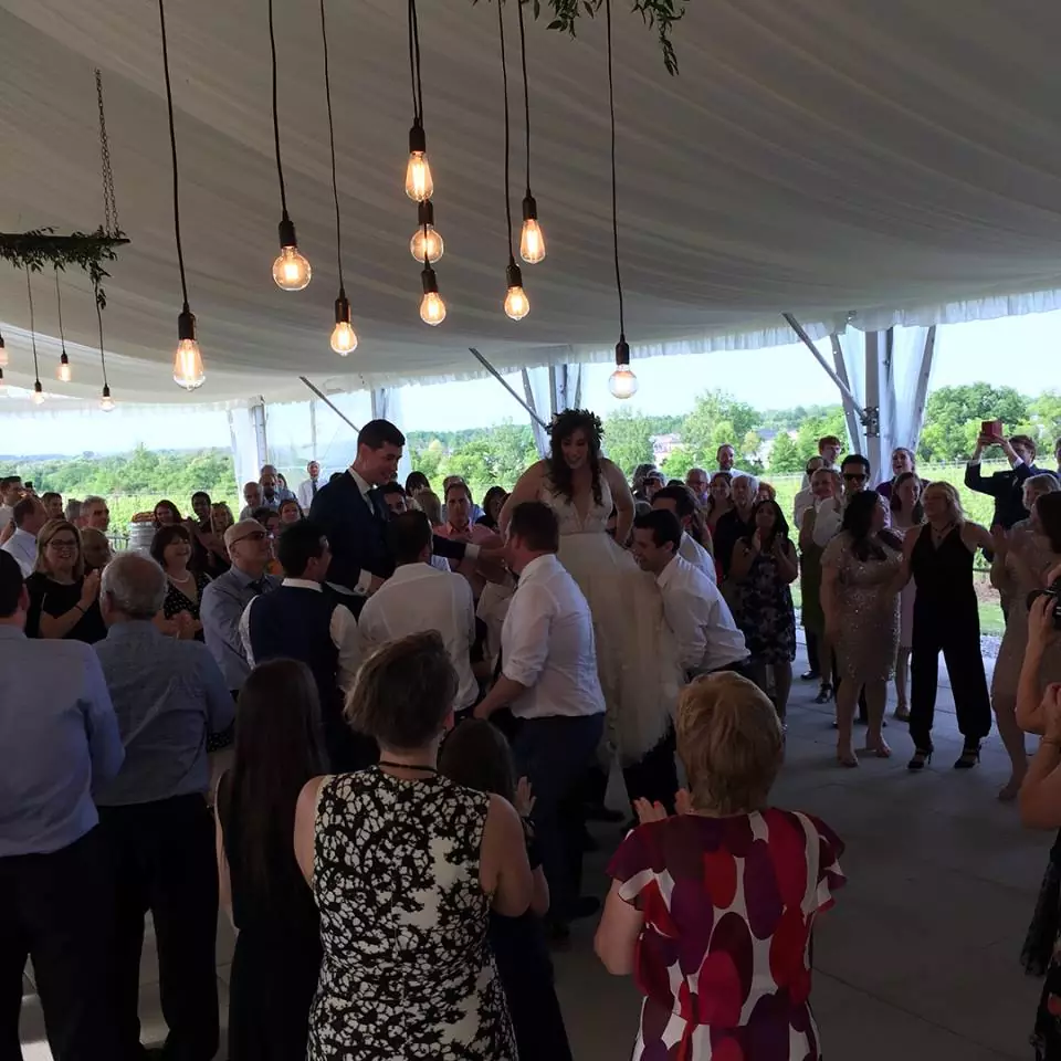Wedding celebration at Ravine Vineyard Estate Winery