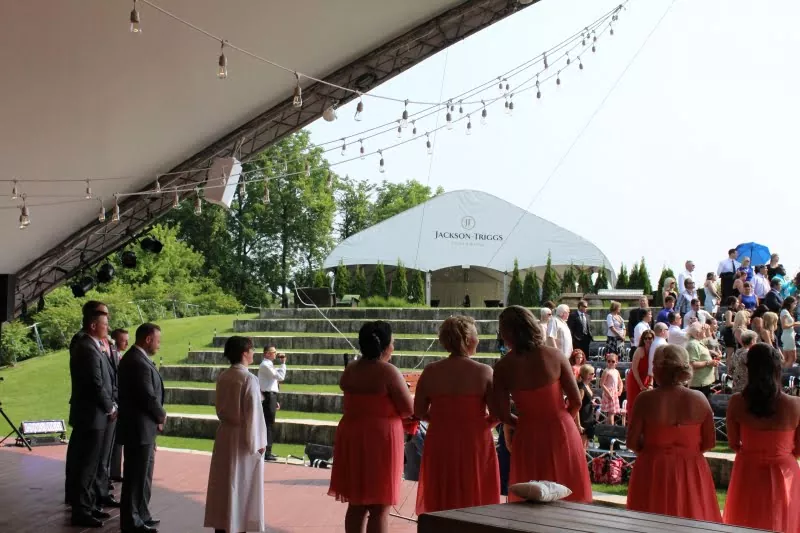 Event space during a wedding at Jackson-Triggs Niagara Estate