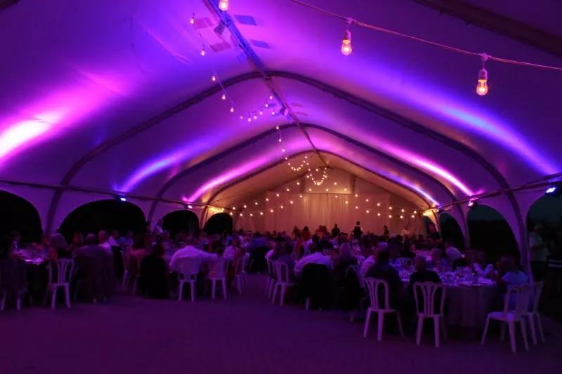Winery wedding with DJ at Jackson-Triggs in Niagara wine country