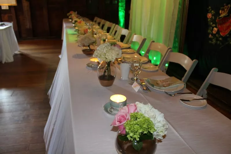Reception photo at Navy Hall