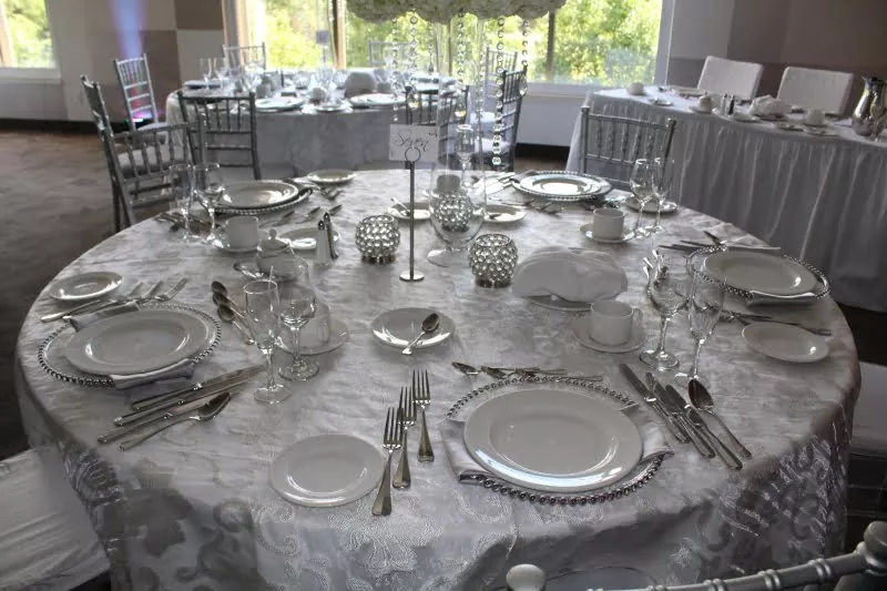 Wedding reception detail at White Oaks Resort & Spa