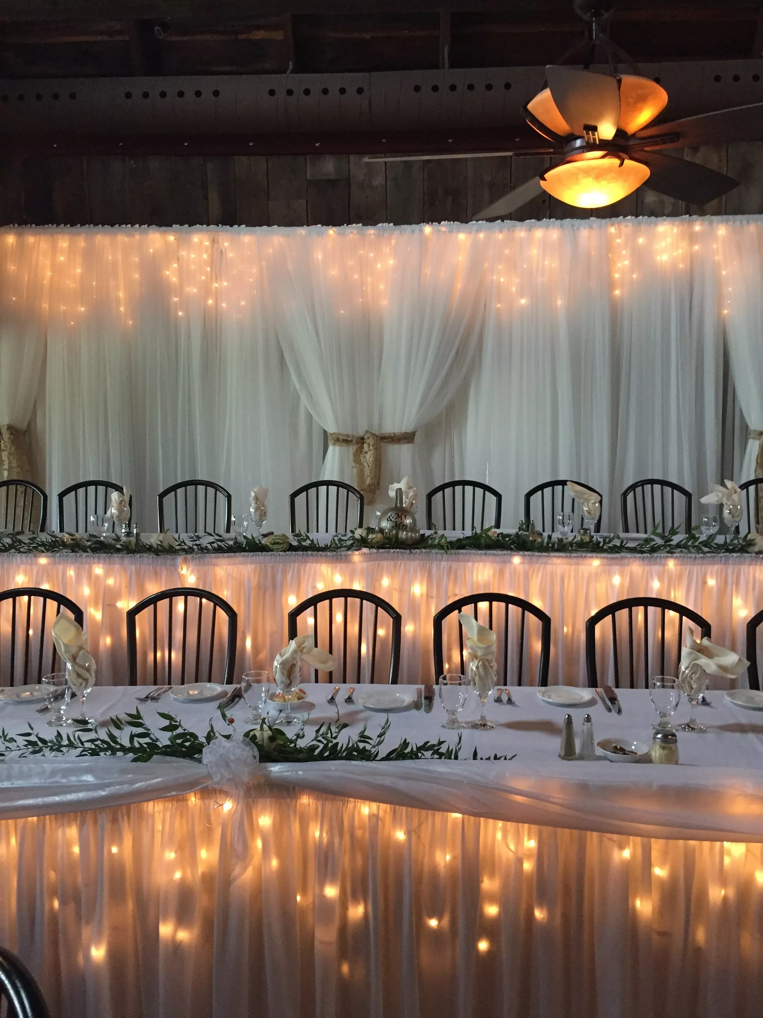 Event space during a wedding at Beechwood Golf & Social House