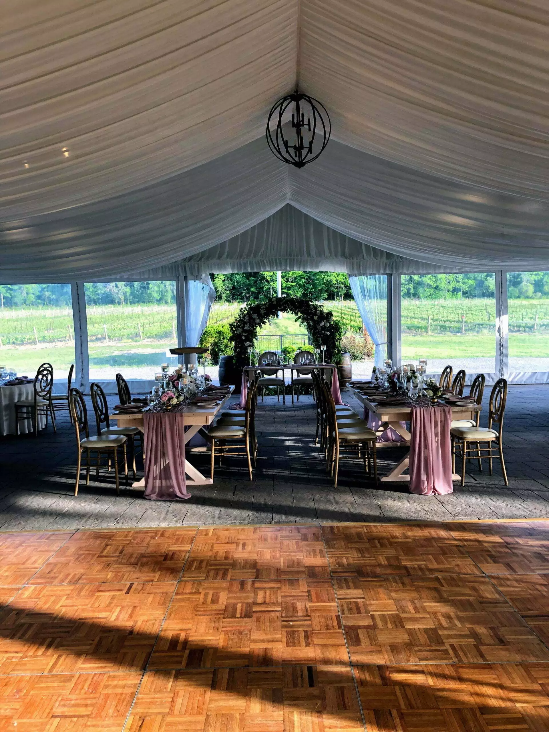 Wedding celebration at Château des Charmes