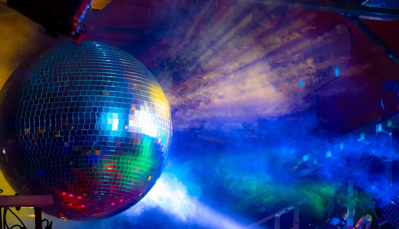 party, disco, light